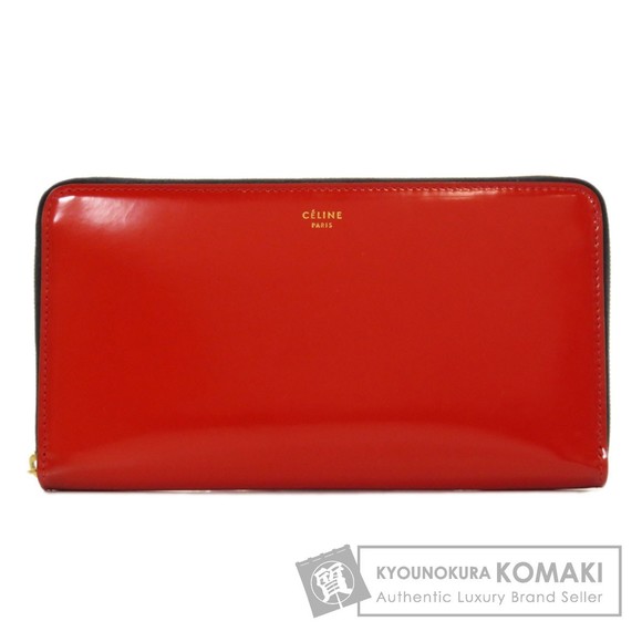 Celine Coin Multi Zipped Wallet Patent Function Long - Picture 1 of 9